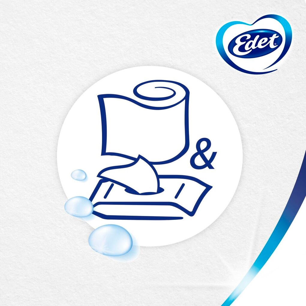 Edet Comfort Almond Milk Vochtig Toiletpapier