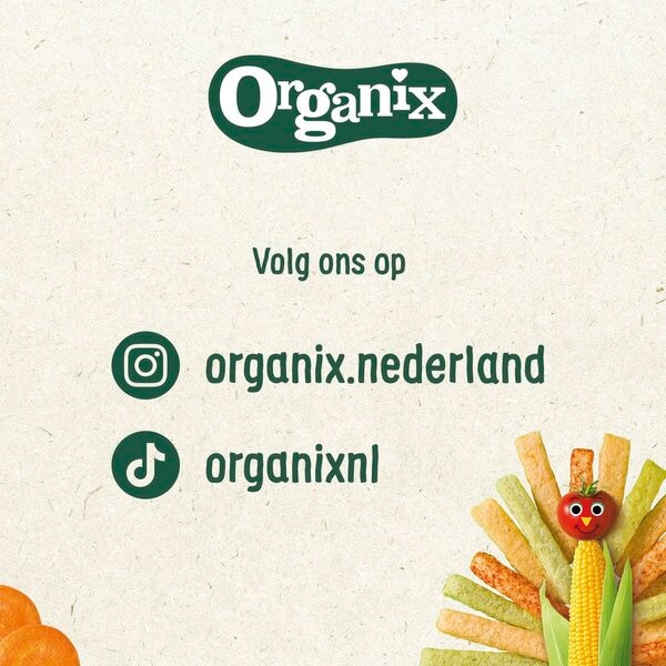 Organix 7+M Melty Veggie Groentesticks