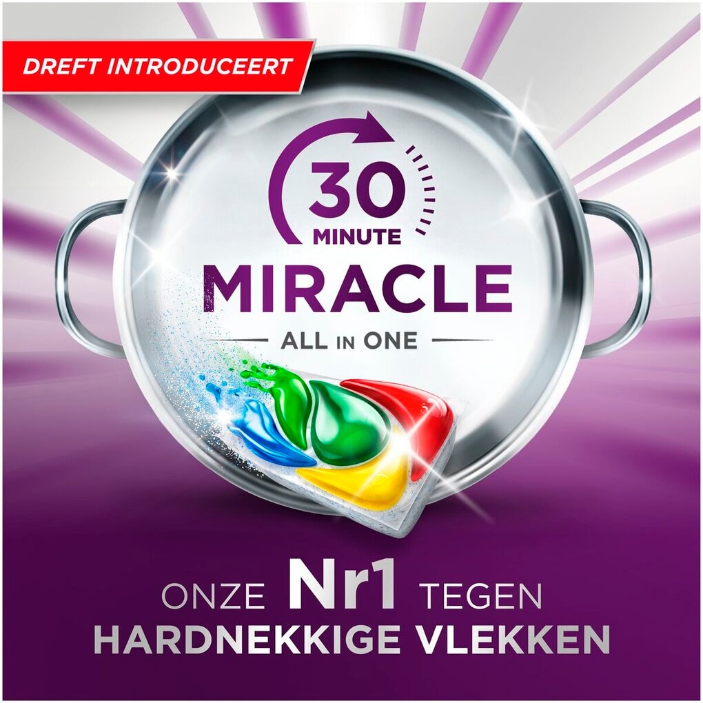 Dreft Platinum Miracle All in One Vaatwascapsules