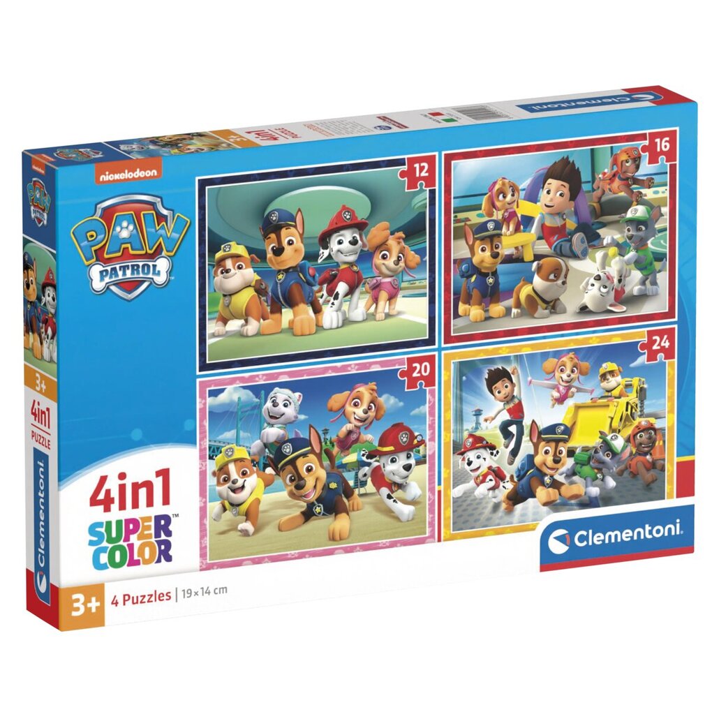 Clementoni Paw Patrol 4-in-1 Puzzel Clementoni Paw Patrol 4-in-1 Puzzel
