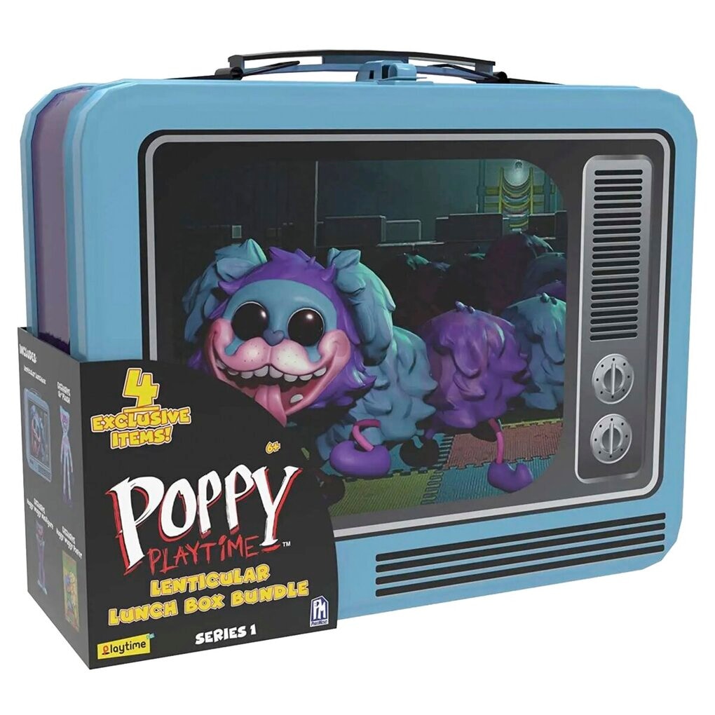 Poppy Playtime Huggy Wuggy Lenticular Lunchbox Bundle