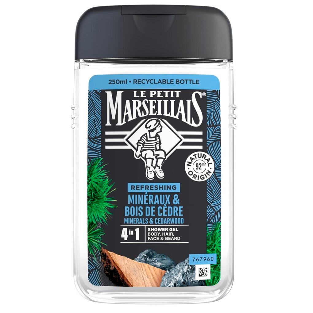Le Petit Marseillais Refreshing Minerals & Cedarwood 4-in-1 Douchegel