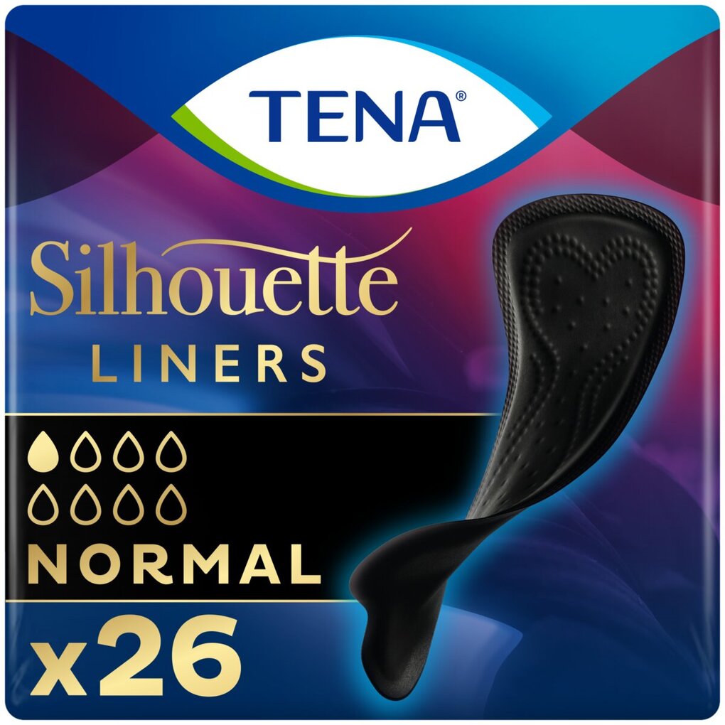 Tena Silhouette Noir Normal Inlegkruisjes