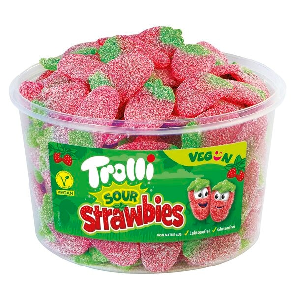 Trolli Sour Strawbies Silo