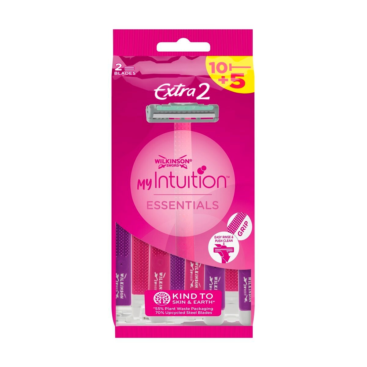 Afbeelding van Wilkinson Vrouwen Wegwerpscheermesjes Extra 2 Beauty - 15 stuks