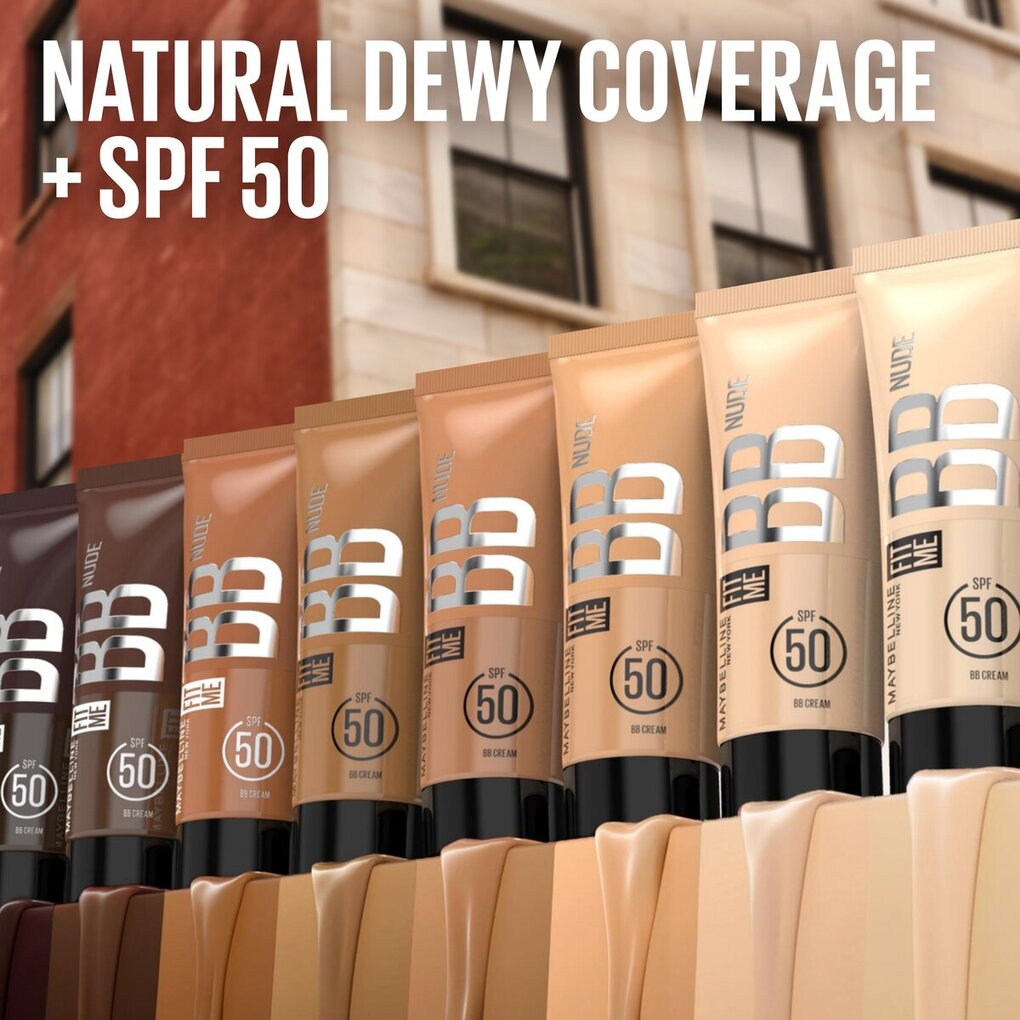 Maybelline New York Fit Me SPF50 10 Nude BB Cream