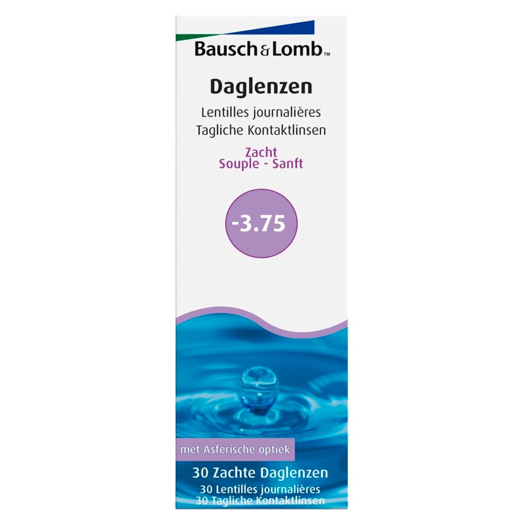 Bausch & Lomb -3.75 Zachte Daglenzen