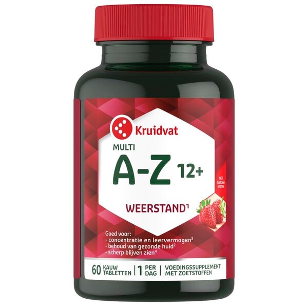 Kruidvat Multi A-Z 12+ Kauwtabletten