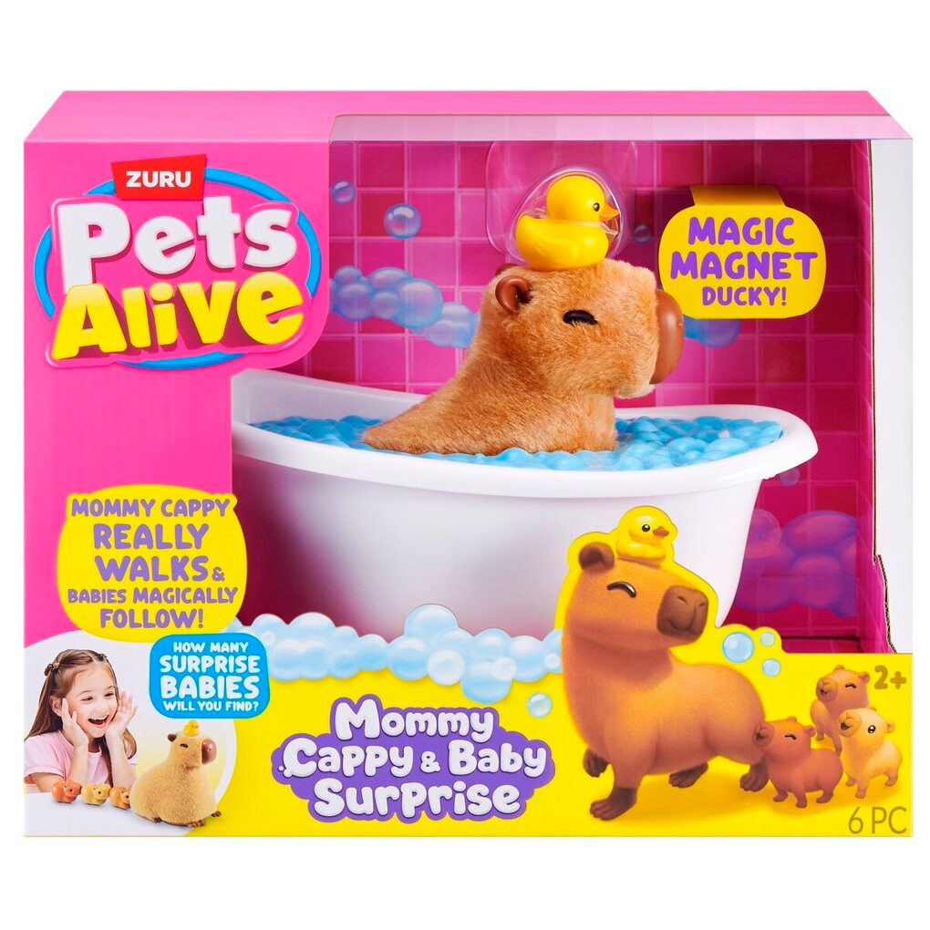 Zuru Pets Alive Mommy Cappy & Baby Suprise Zuru Pets Alive Mommy Cappy & Baby Suprise