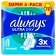 Always Ultra Day Normal Maandverband met Vleugels
