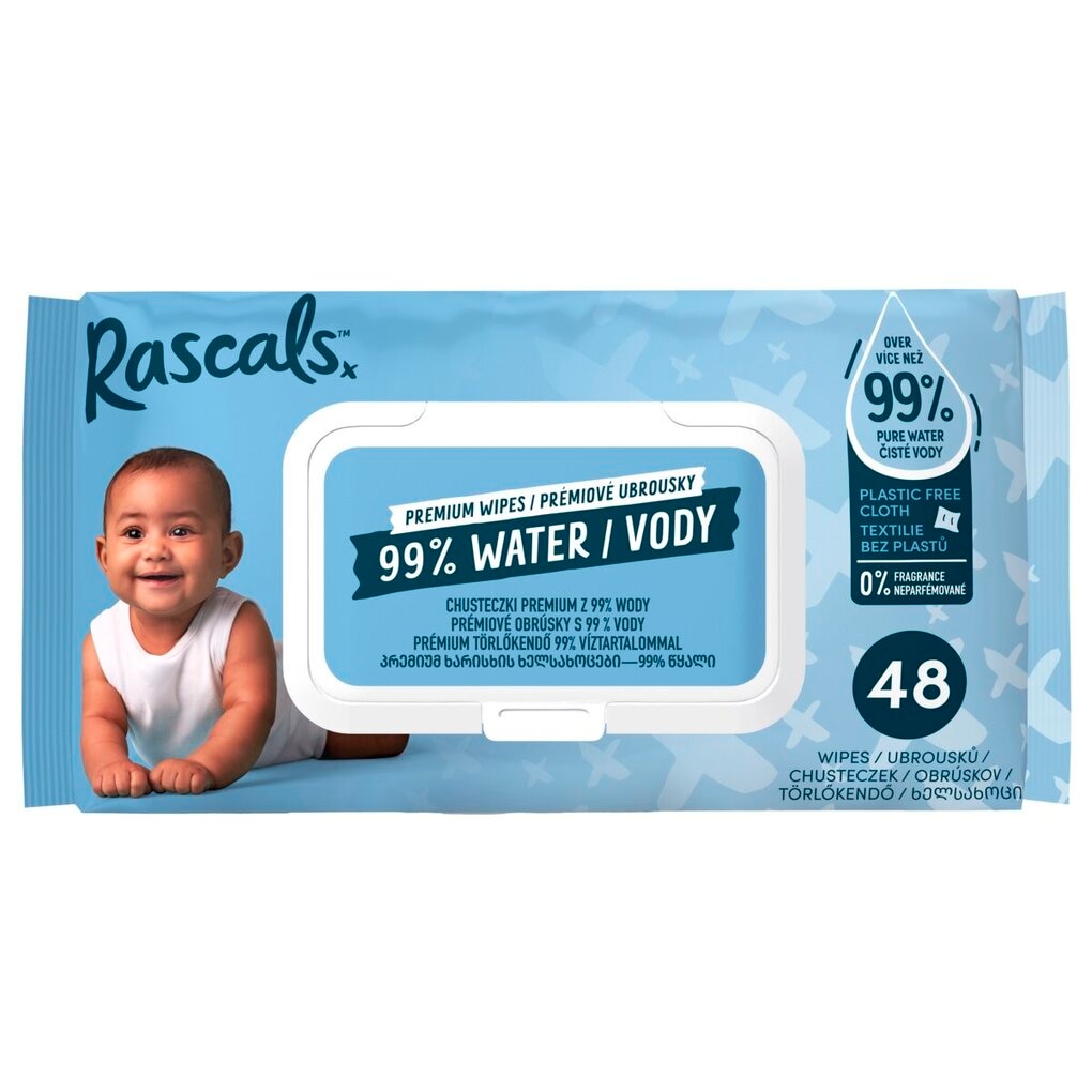 Rascals 99% Water Premium Doekjes Rascals 99% Water Premium Doekjes