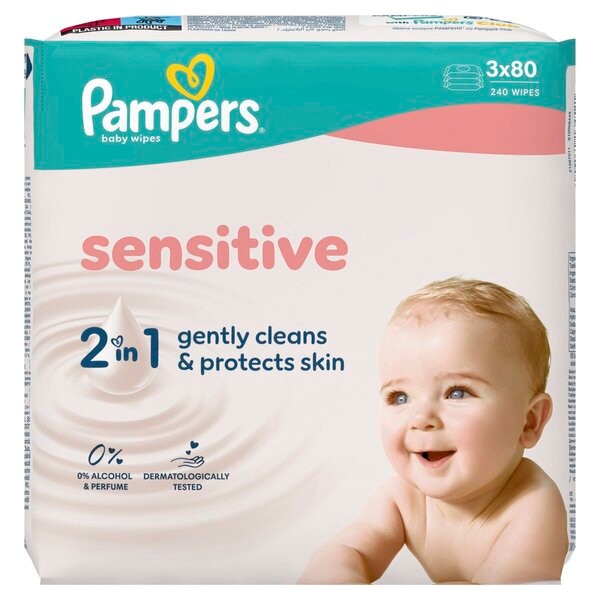 Pampers Sensitive 2-in-1 Babydoekjes