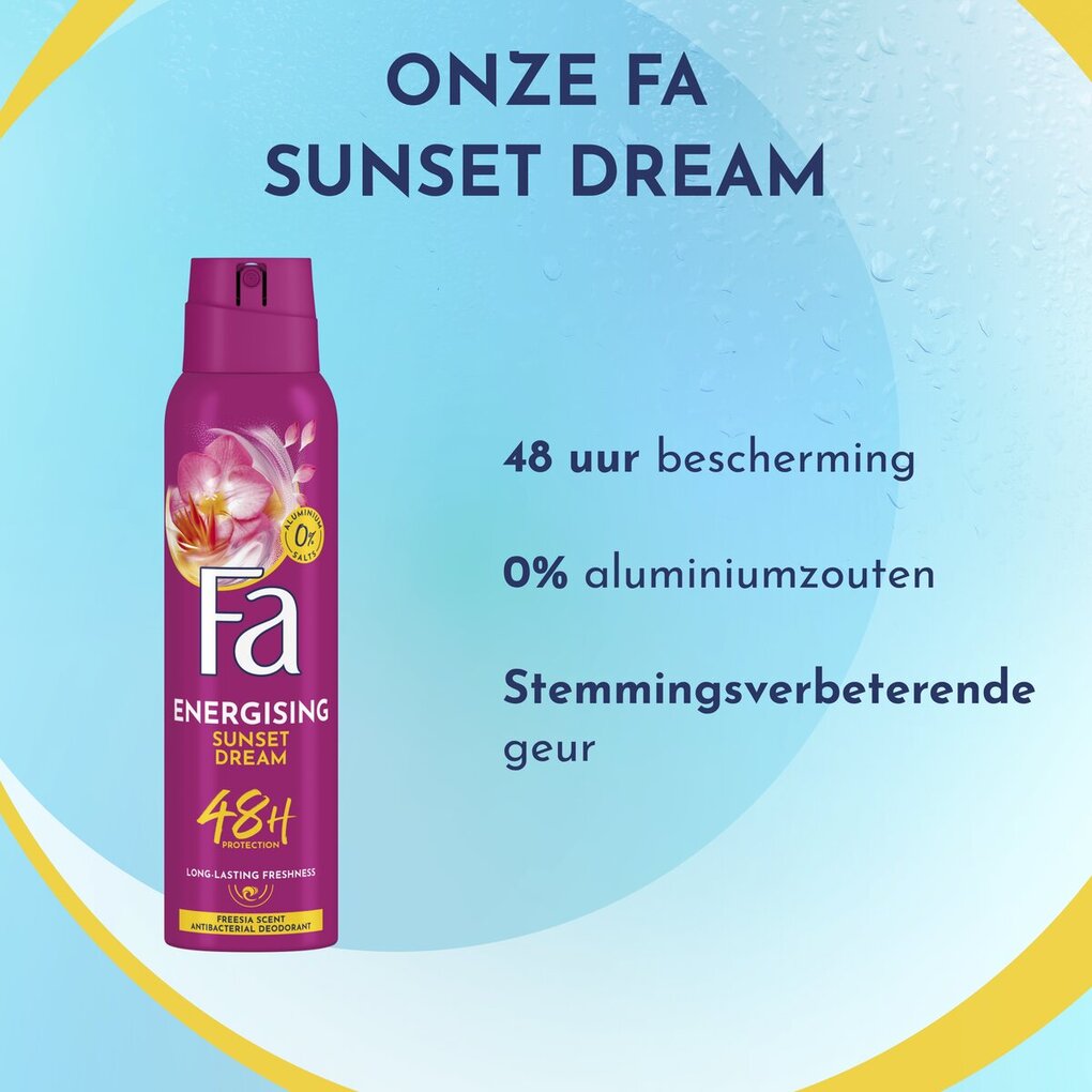 Fa Sunset Dream Deodorant Spray