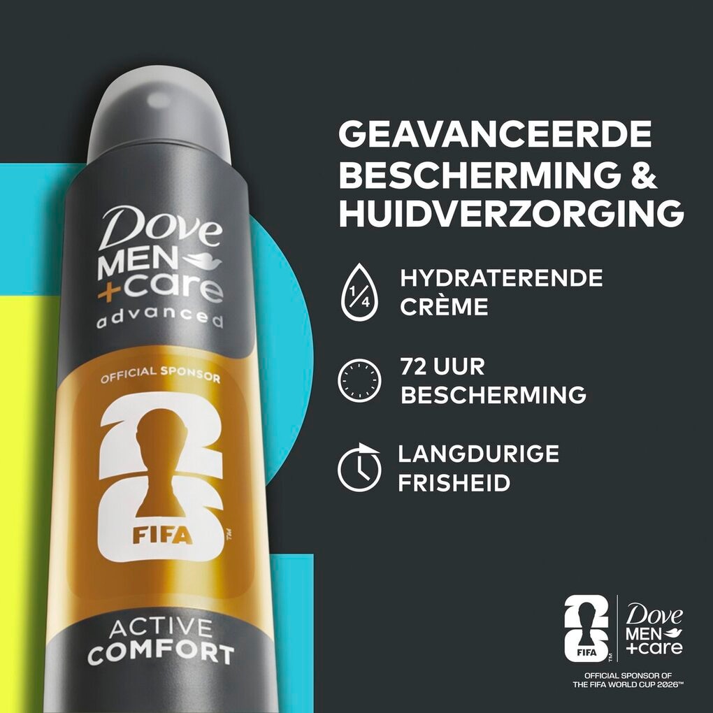 Dove Men+Care Advanced Active Comfort FIFA Edition Antitranspirant Deodorant Spray