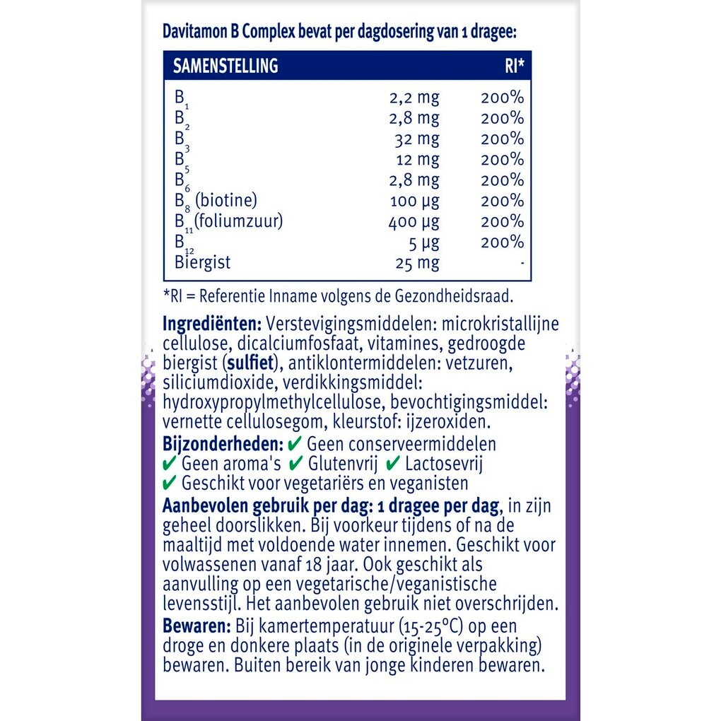 Davitamon B-Complex Forte Dragees