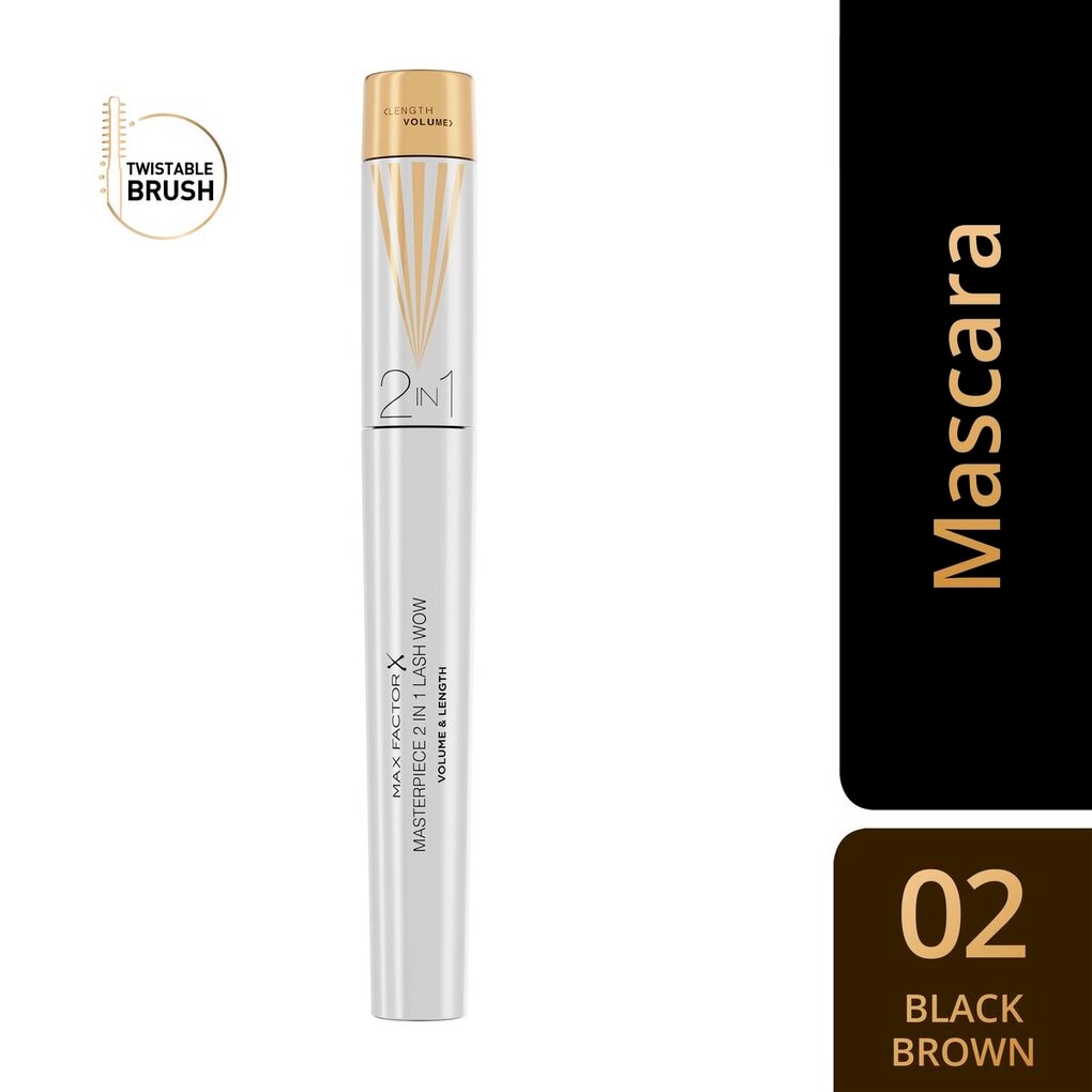 Max Factor Masterpiece 2-in-1 Lash Wow Brown Mascara