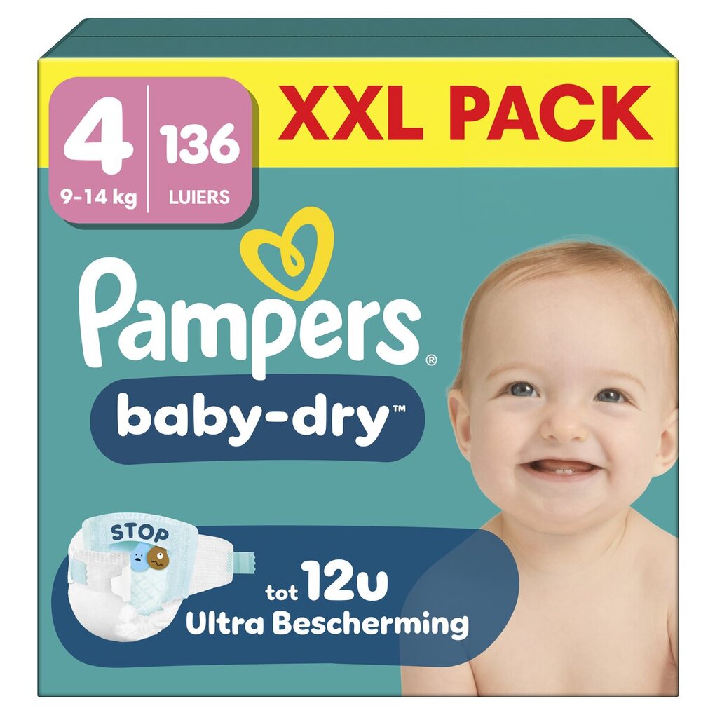 Pampers Baby-Dry Maat 4 Luiers