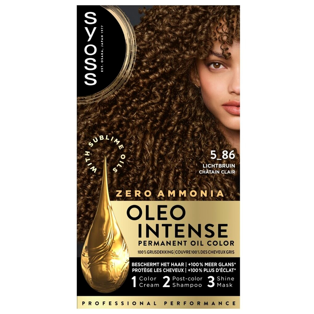 Syoss Oleo Intense 5-86 Lichtbruin Haarkleuring