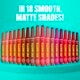 NYX Professional Makeup Fat Matte 15 Fuzzy Flame Smooth Color Lipstick Smooth Color Lipstick
