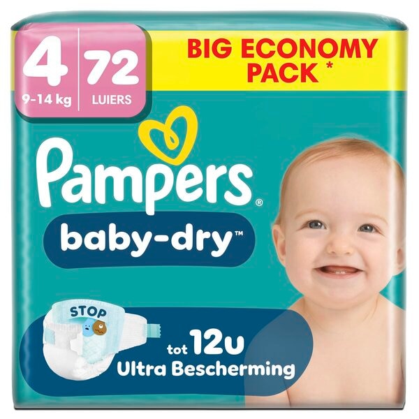 Pampers Baby-Dry Maat 4 Luiers