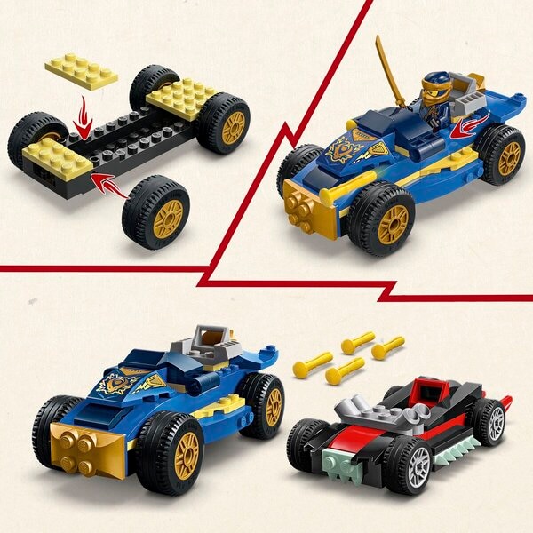 じぃー LEGO Ninjago 71840 Rogue vs. Drix Racewagenduel | Kruidvat