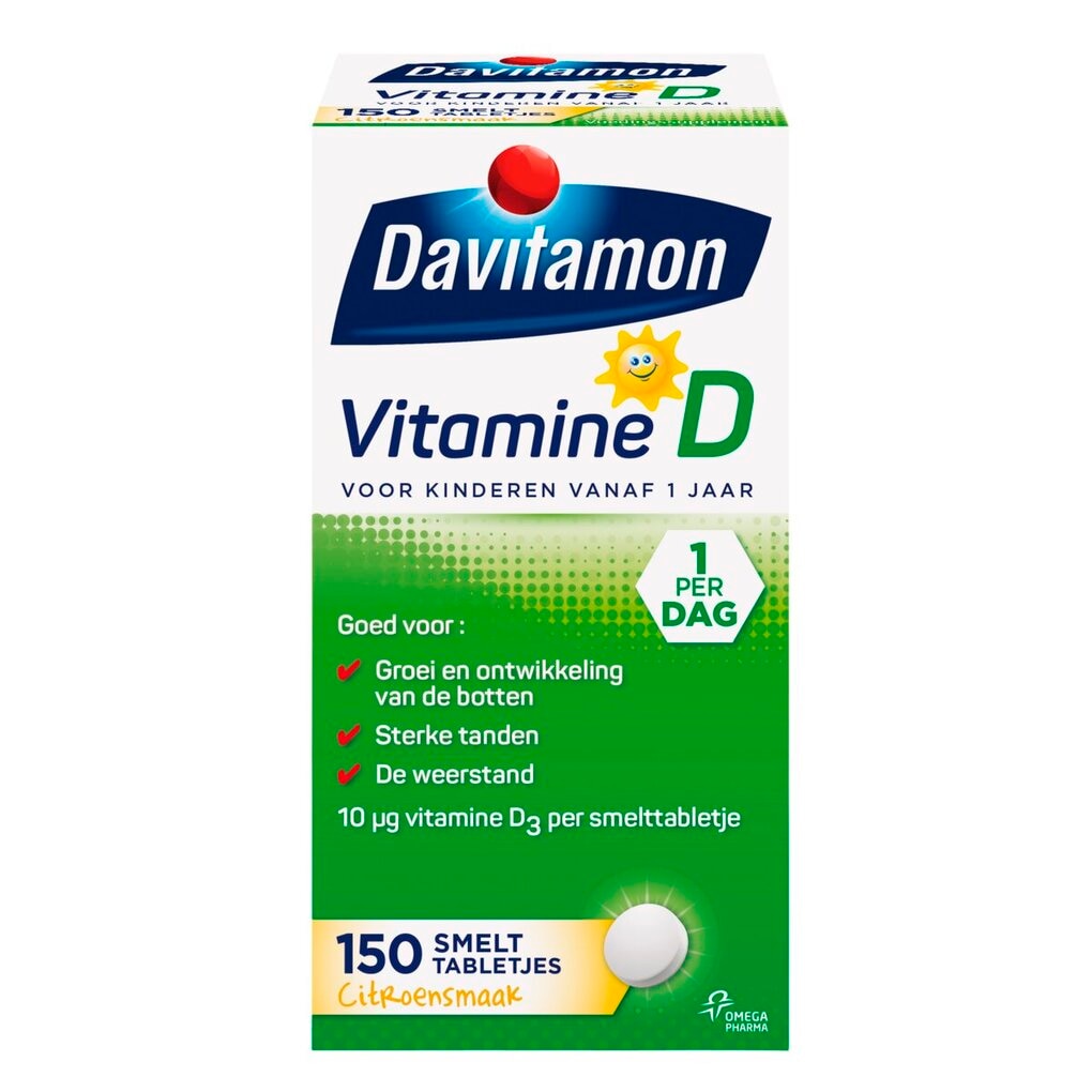 Davitamon Vitamine D Kind Smelttabletten