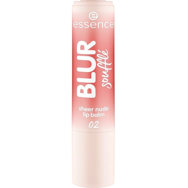 Essence Blur Soufflé 02 Nude Peach Sheer Nude Lip Balm