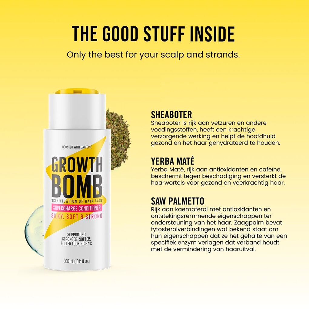 Growth Bomb Silky, Soft & Strong Supercharge Conditioner