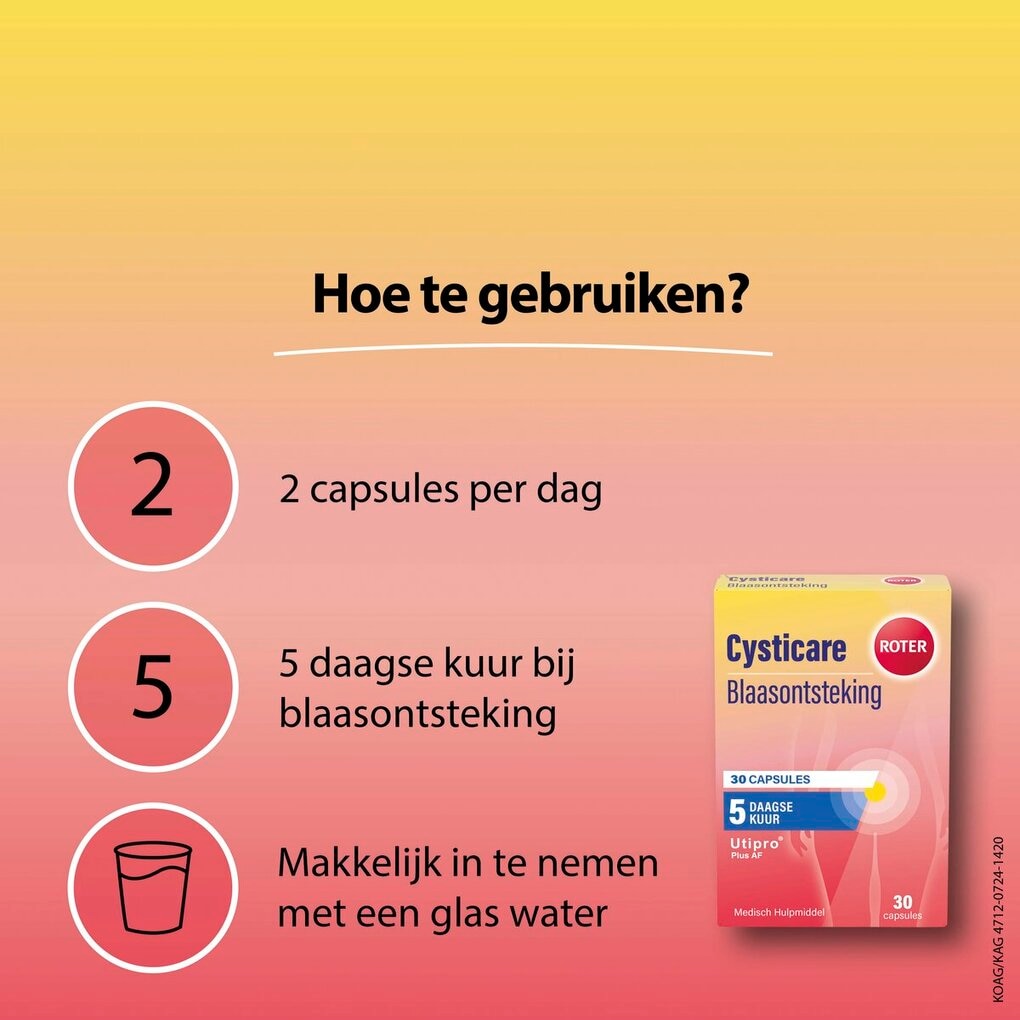 Roter Cysticare Tabletten