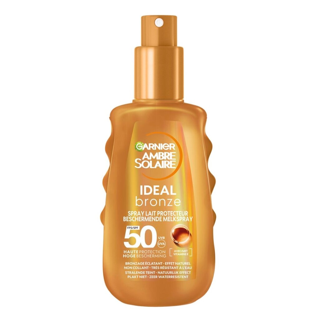 Garnier Ambre Solaire Ideal Bronze SPF50 Beschermende Melkspray