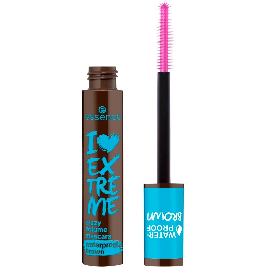 Essence I Love Extreme 01 Cozy Brown Waterproof Mascara Essence I Love Extreme 01 Cozy Brown Waterproof Mascara