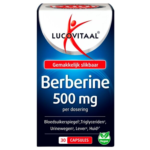 Lucovitaal Berberine 50mg Capsules