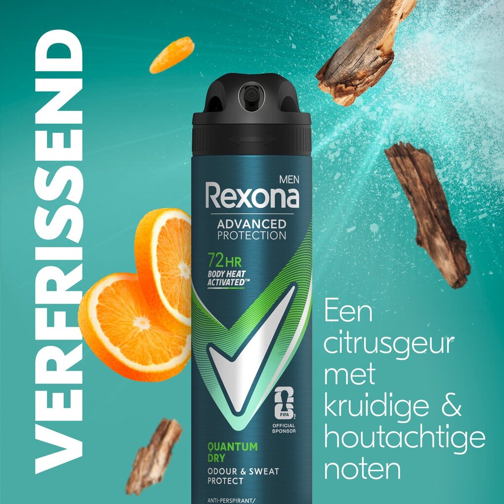 Rexona Men Advanced Protection Quantum Dry Antitranspirant Deodorant Spray