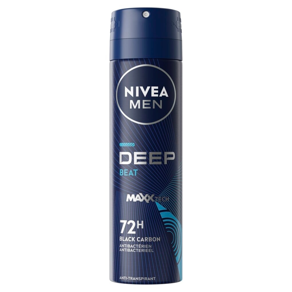 NIVEA Men Deep Black Carbon Beat Antitranspirant Spray