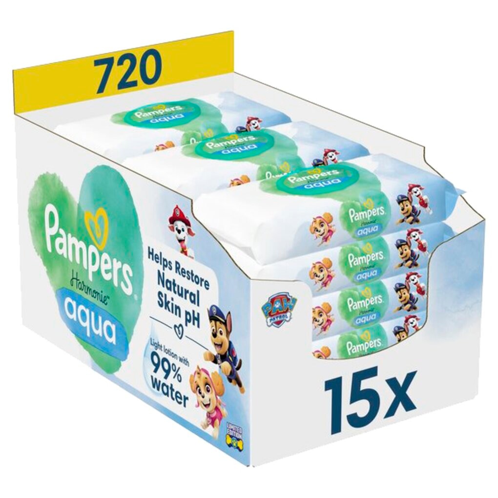 Pampers Harmonie Aqua Paw Patrol Babydoekjes