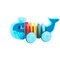 Houten Walvis Trekdier