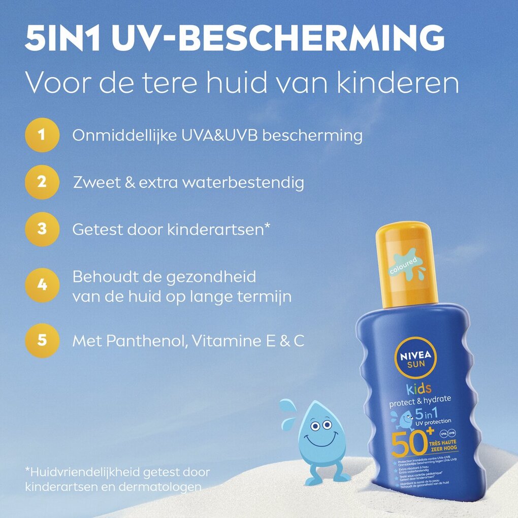 NIVEA Sun Kids Protect & Hydrate SPF50+ Zonnebrandspray