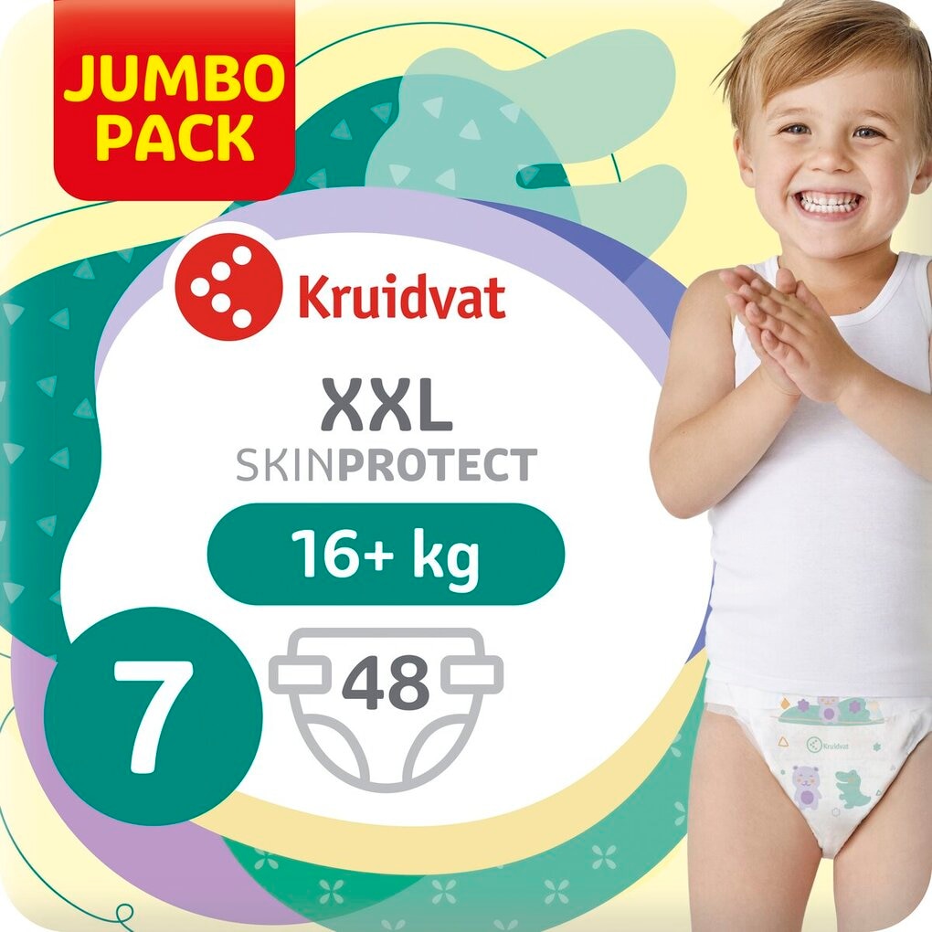 Kruidvat XXL Maat 7 Luiers Jumbopack