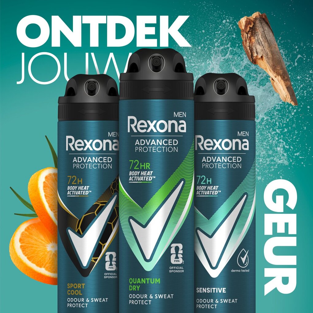 Rexona Men Advanced Protection Quantum Dry Antitranspirant Deodorant Spray