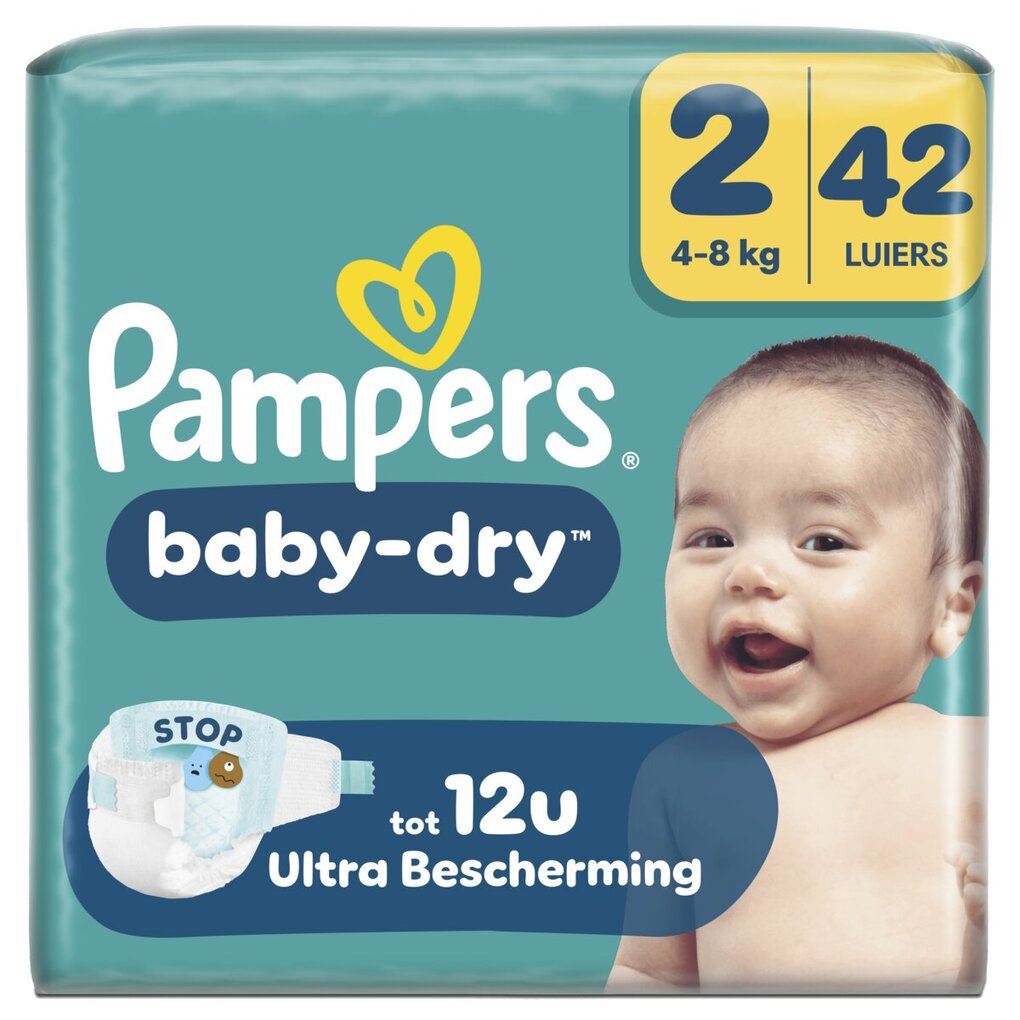 Pampers Baby-Dry Maat 2 Luiers