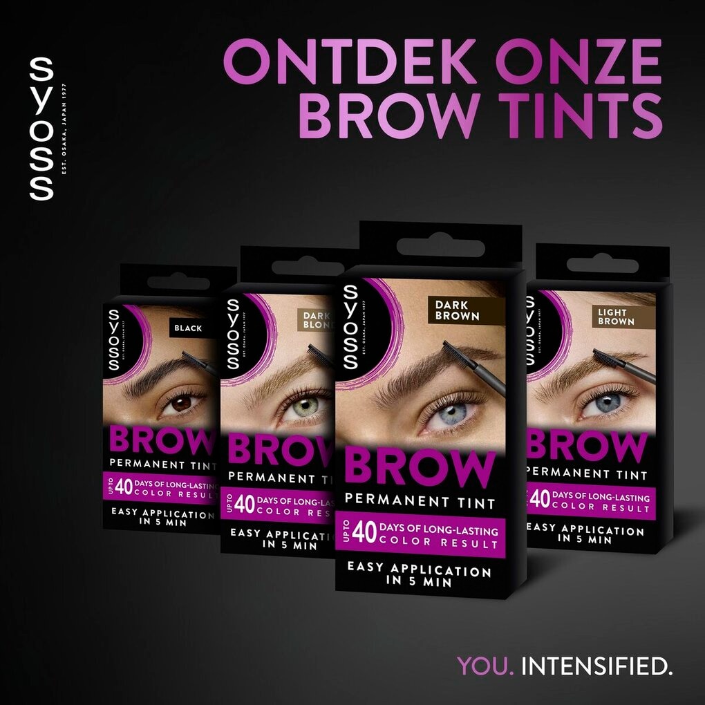 Syoss Brow Tint Donkerblond Permanente Wenkbrauwverf