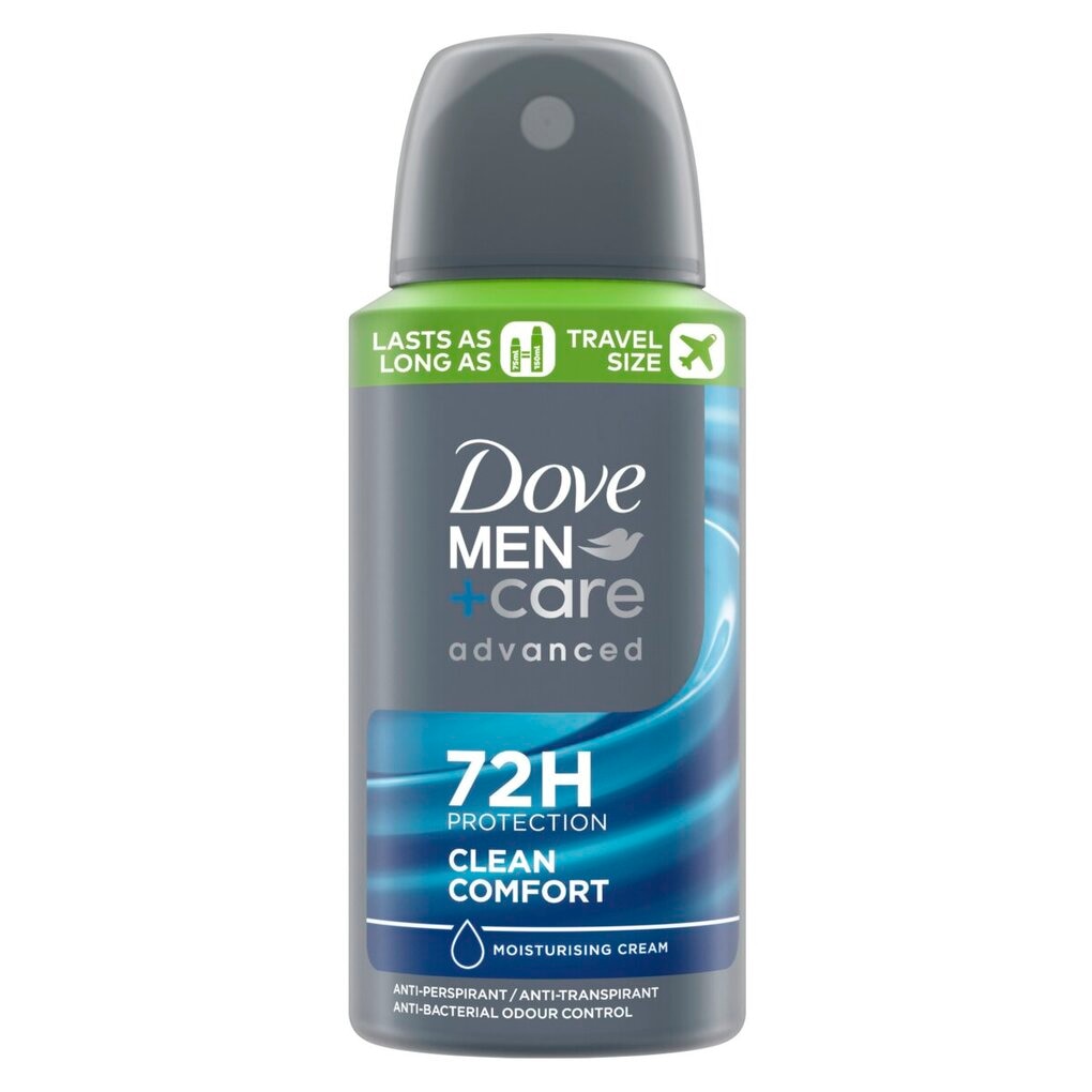 Dove Men+Care Advanced Clean Comfort Compressed Antitranspirant Deodorant Spray