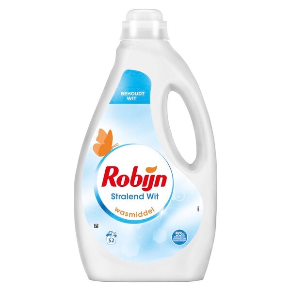 Product afbeelding van Robijn Stralend Wit Wasmiddel - 52 wasbeurten