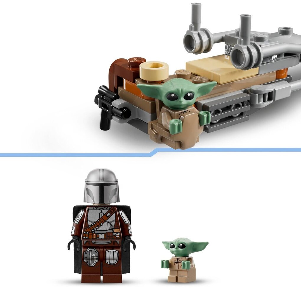 LEGO Star Wars 75436 De Mandalorian en Grogu's Speederbike