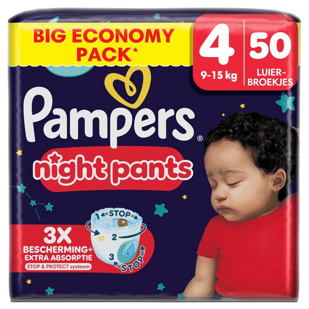 Pampers Night Pants Maat 4 Luierbroekjes