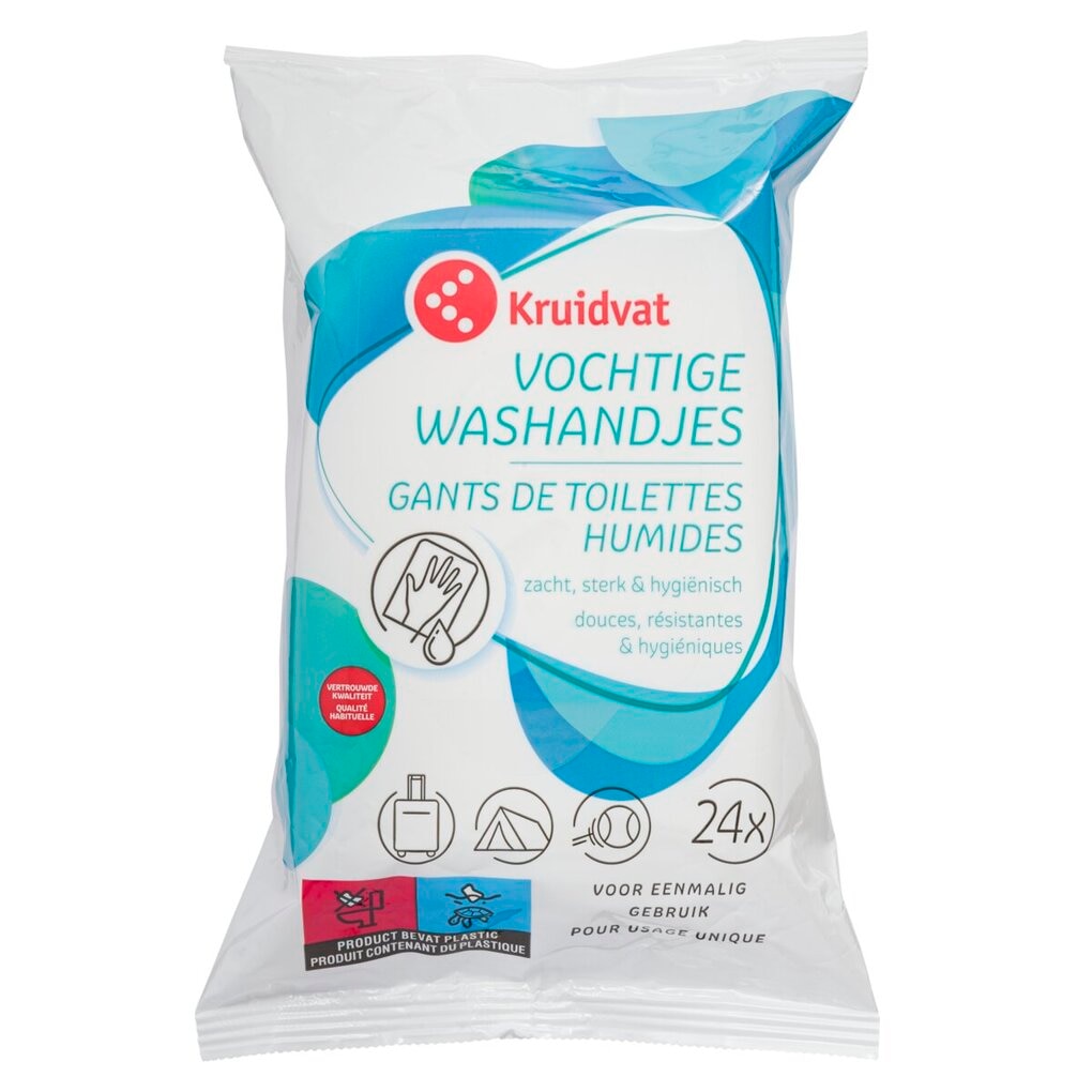 Kruidvat Vochtige Washandjes Kruidvat Vochtige Washandjes