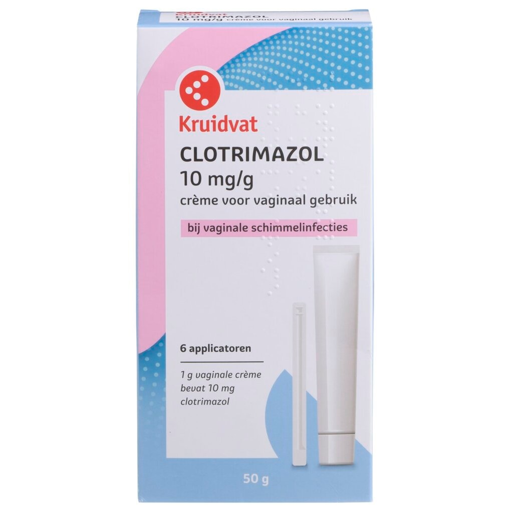 Kruidvat Clotrimazol 10mg/g Crème voor Vaginaal Gebruik
