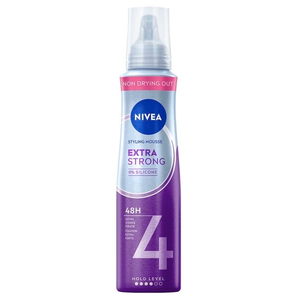 NIVEA Hold 4 Extra Strong Styling Mousse