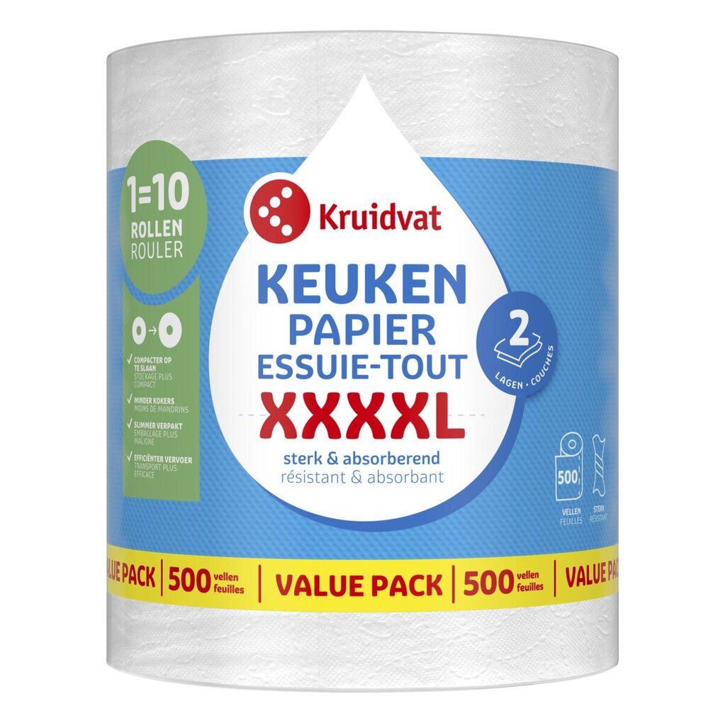 Kruidvat 2-Laags XXXXL Keukenpapier