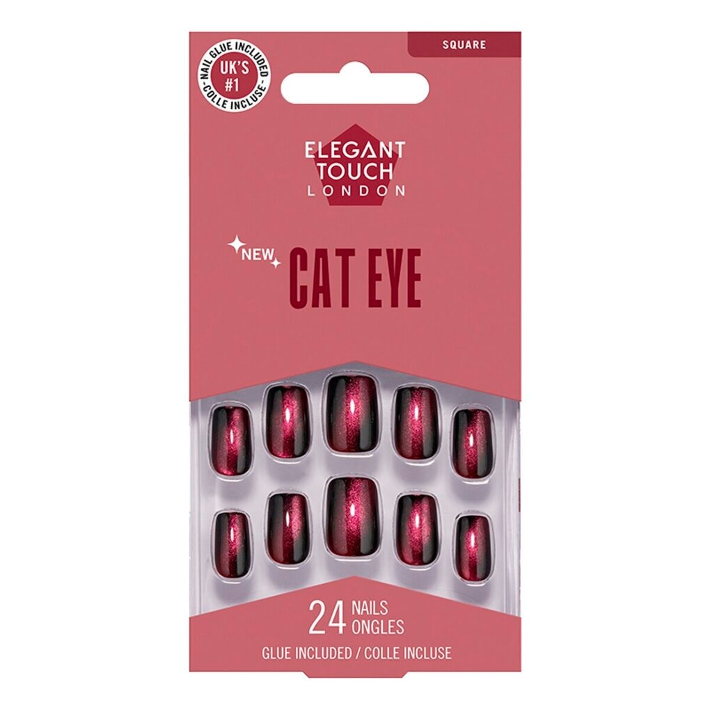 Elegant Touch Cat Eye Twilight Berry Kunstnagels